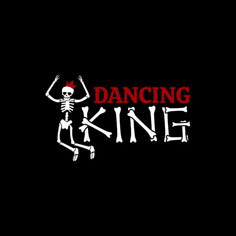 Halloween Dancing King Skeleton Dance Gift Idea
