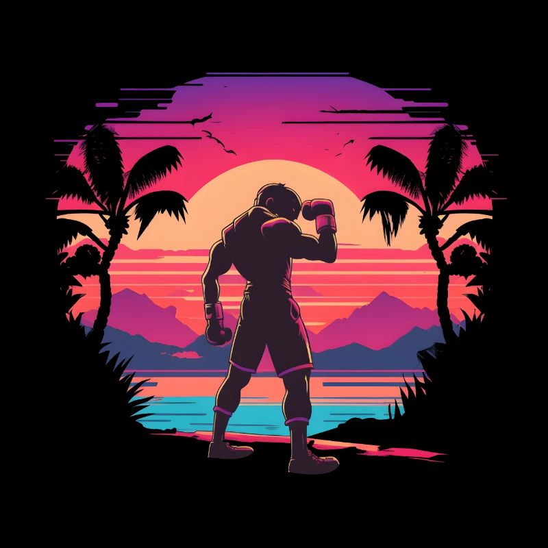 Boxeur Synthwave