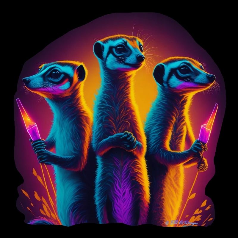 Neon-Erdmännchen