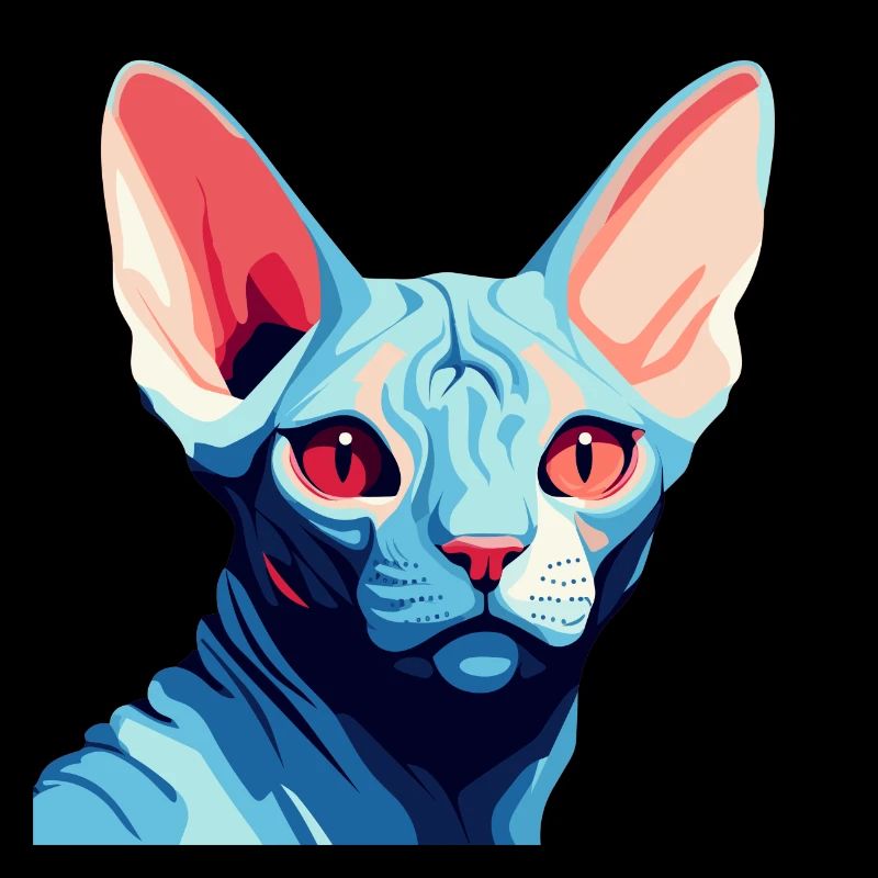 Chat bleu