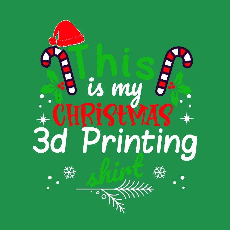 C’est ma chemise d’impression 3D de Noël