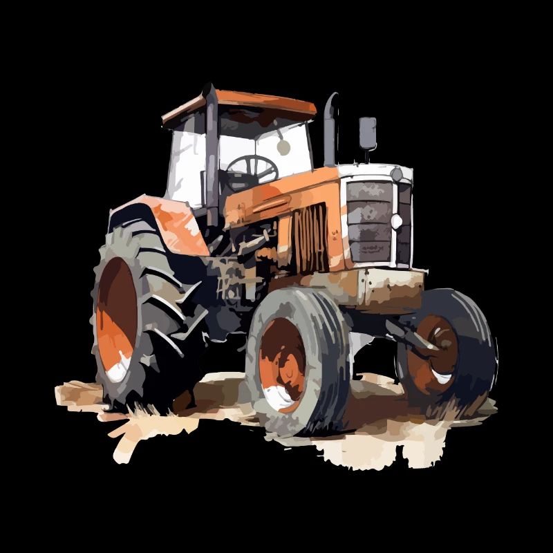 Orange Tractor No. 2