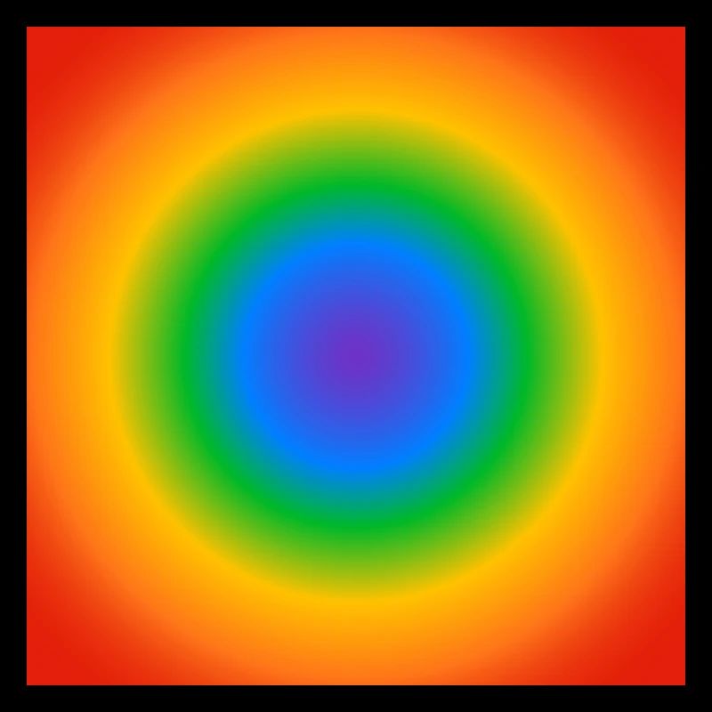 Rainbow Circle Gradient Colors Pride Merch