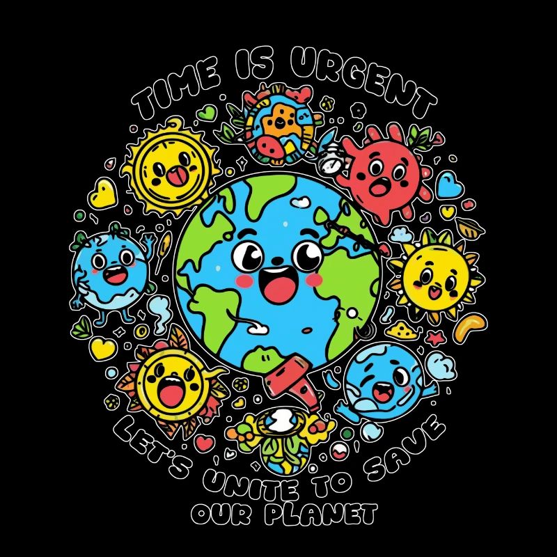 TIME IS URGENT, LET'S UNITE TO SAVE OUR PLANET