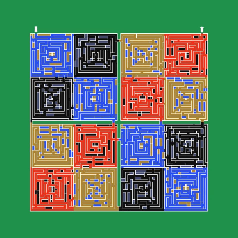 Laby Square 2 (version couleurs)