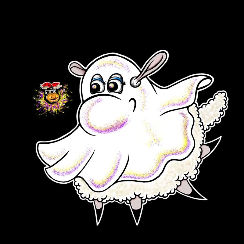 Wolly Sheepling Halloween Ghost