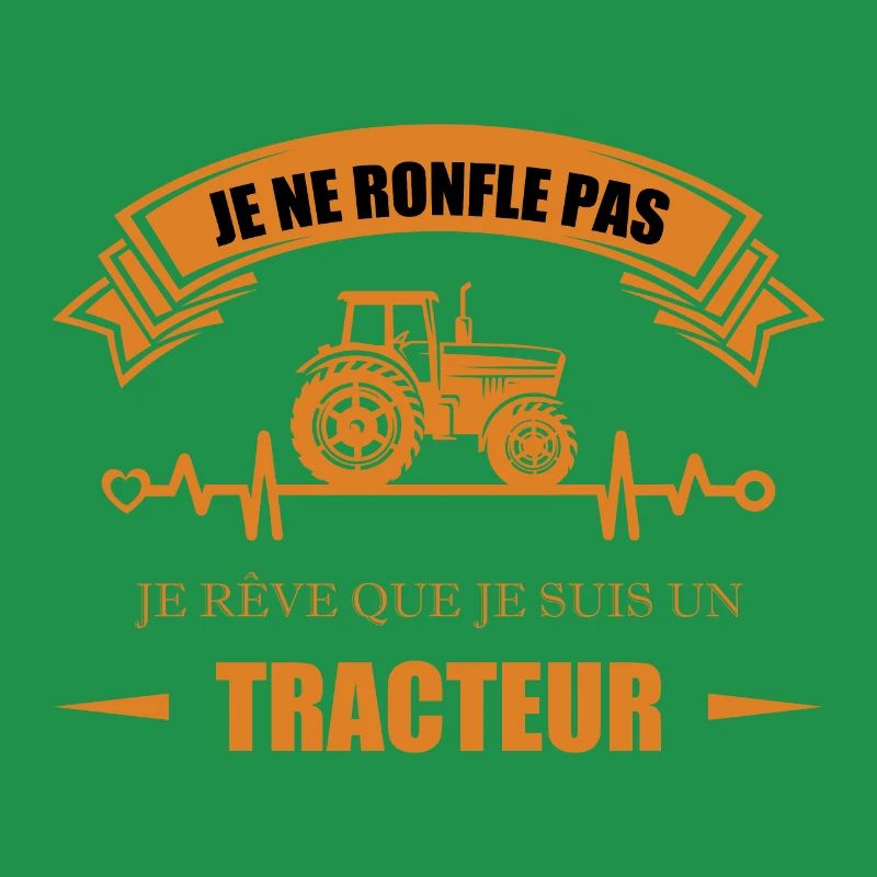 Ich schnarche nicht, ich träume, dass ich ein Traktor bin