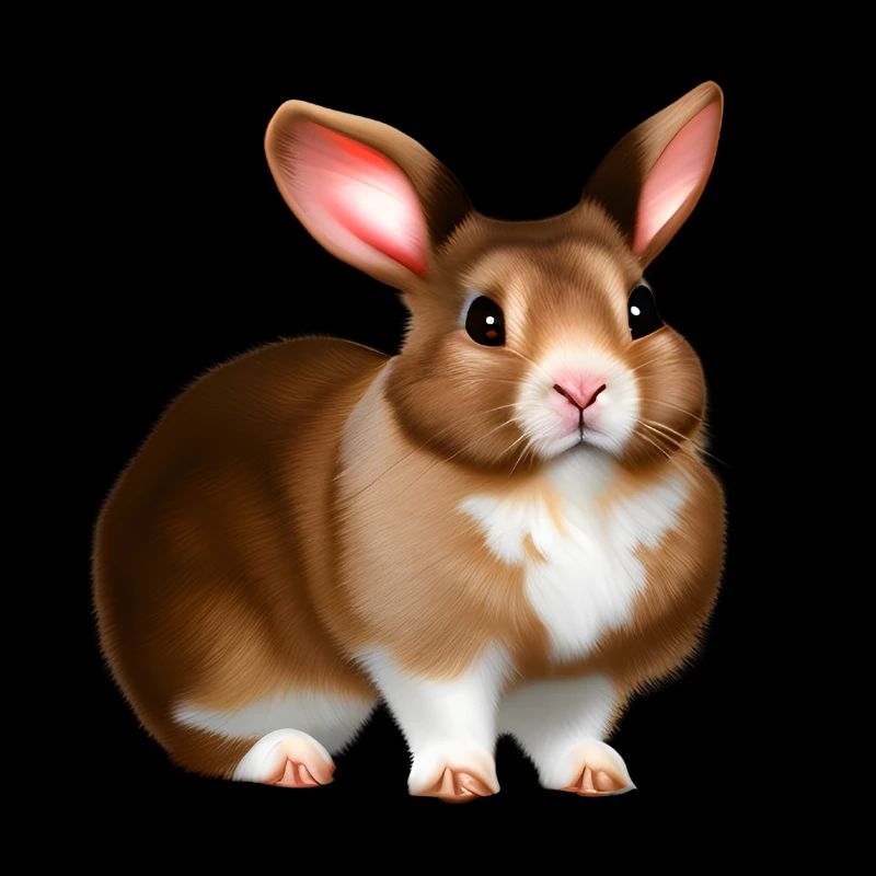 Für Ostern ein süßes Hasen Motiv
