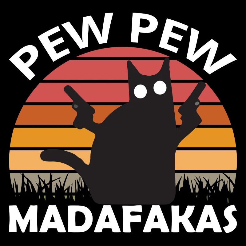 Pew Pew Funny Cat