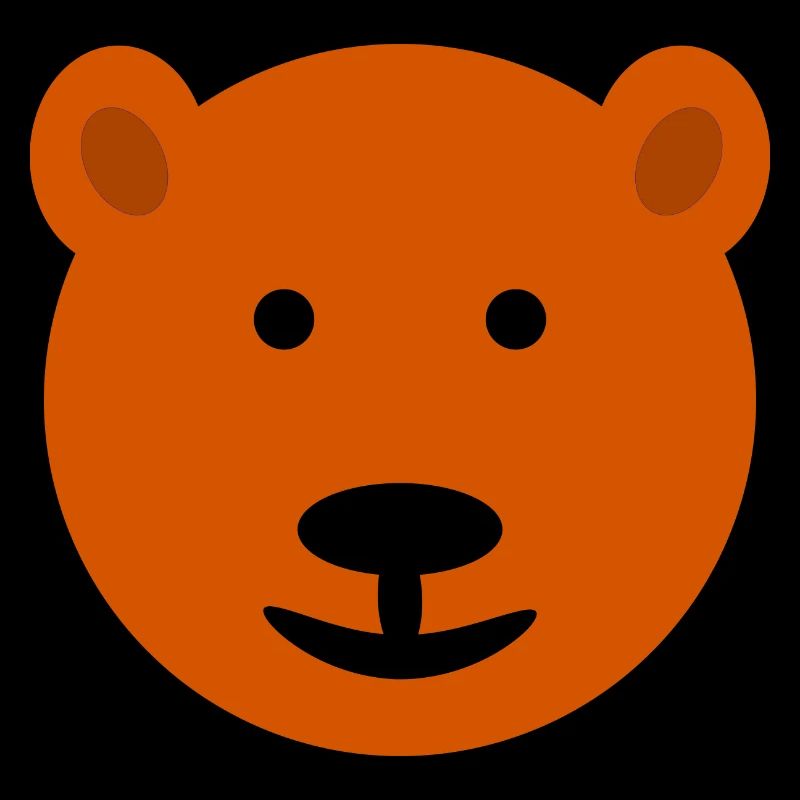 Bear Face, Brown Bear,