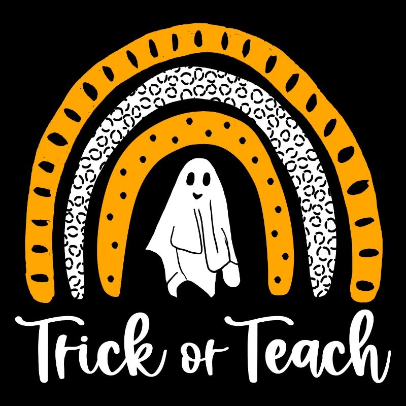 Trick Or Teach Rainbow Ghost