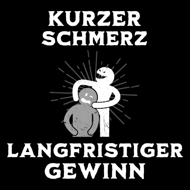 Physio Spruch Strichmännchen Dehnungstherapie