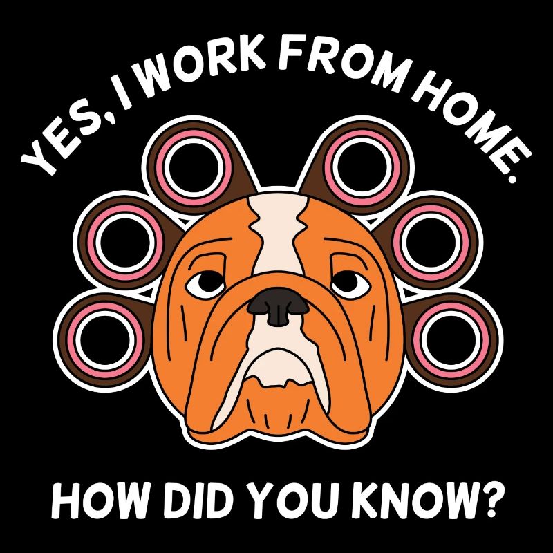 Work from Home Relax Design for Proud
