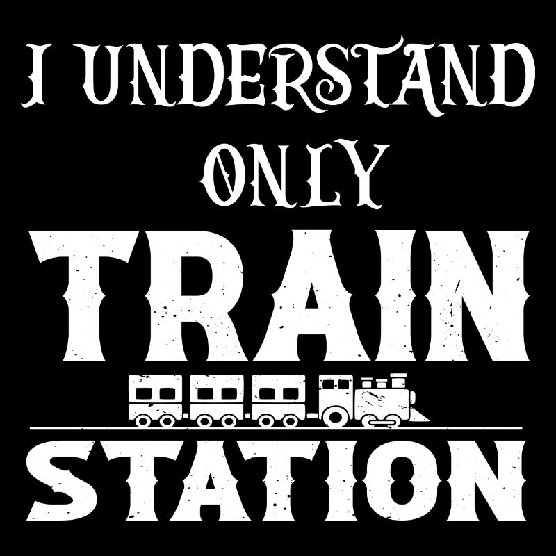 I understand only train station - denglisch Spruch
