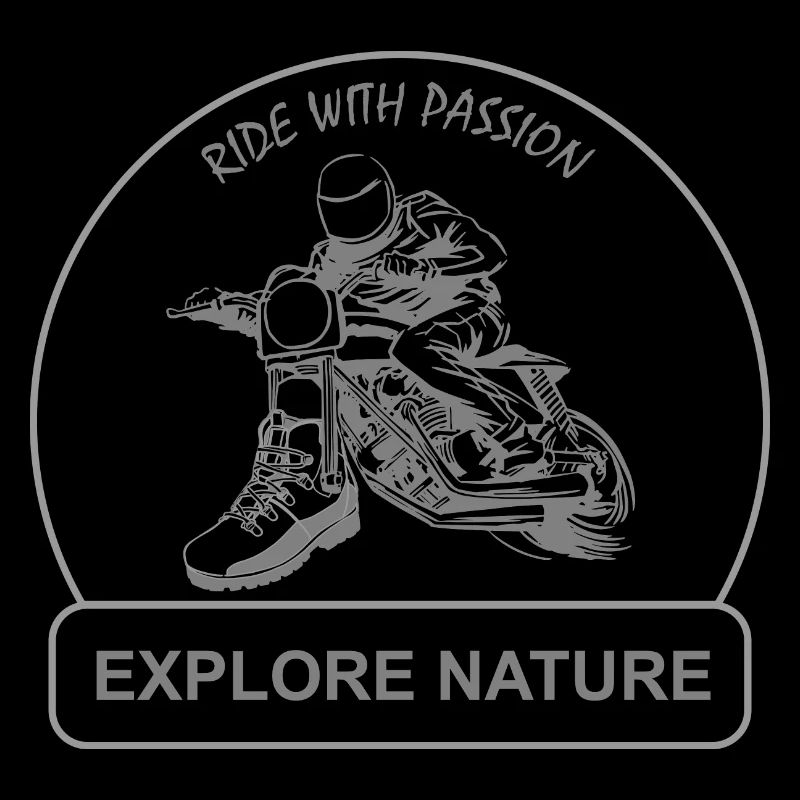 Ride with passion - explore nature - ride and hike