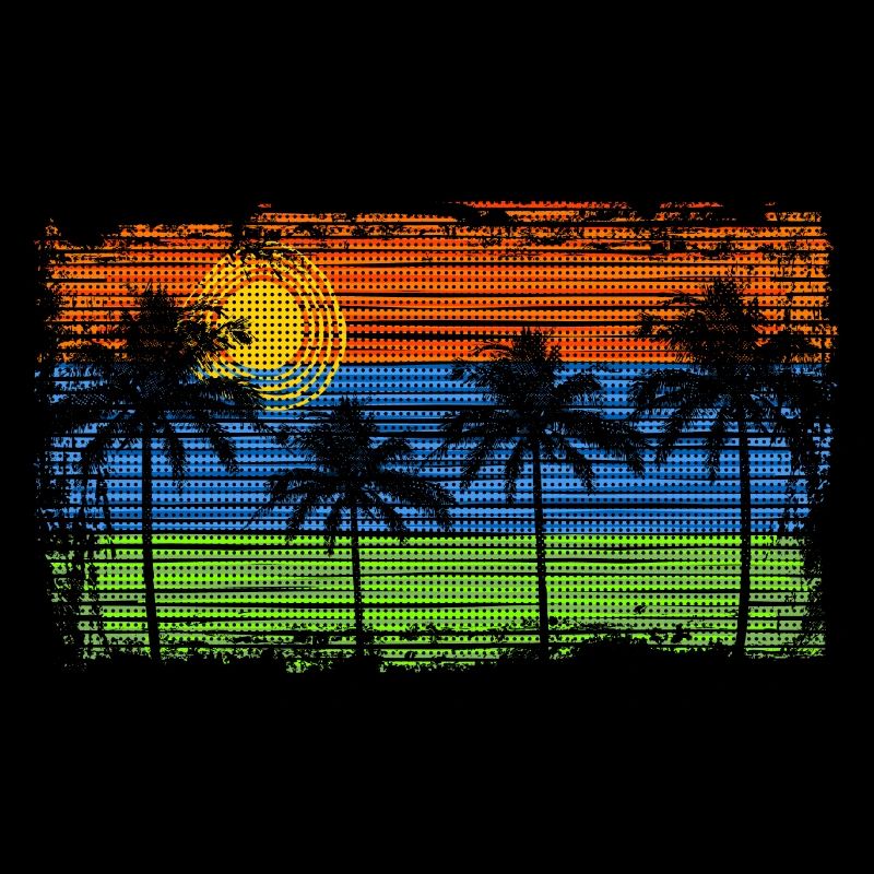 Palms & Rayures