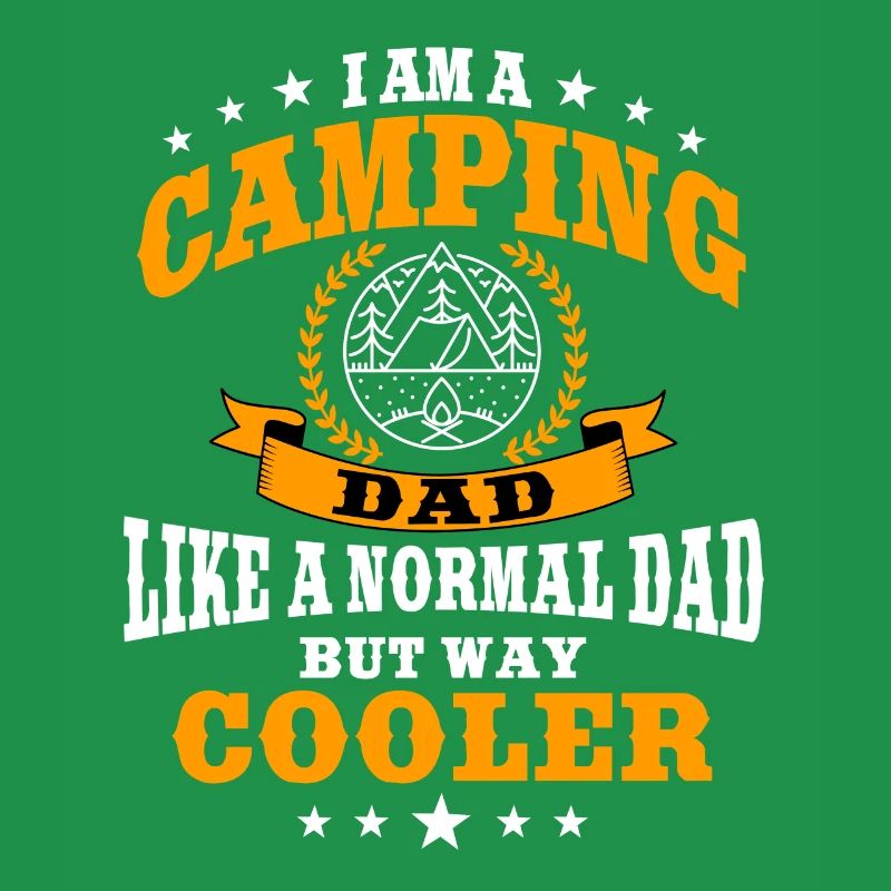 Fun camping daddy for men