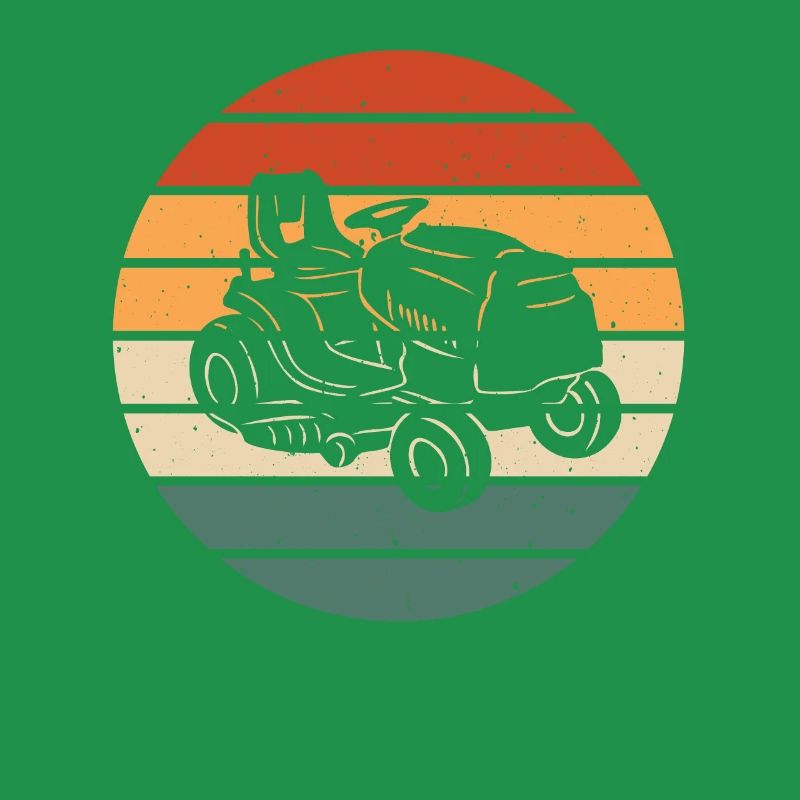 Retro tractor mower design