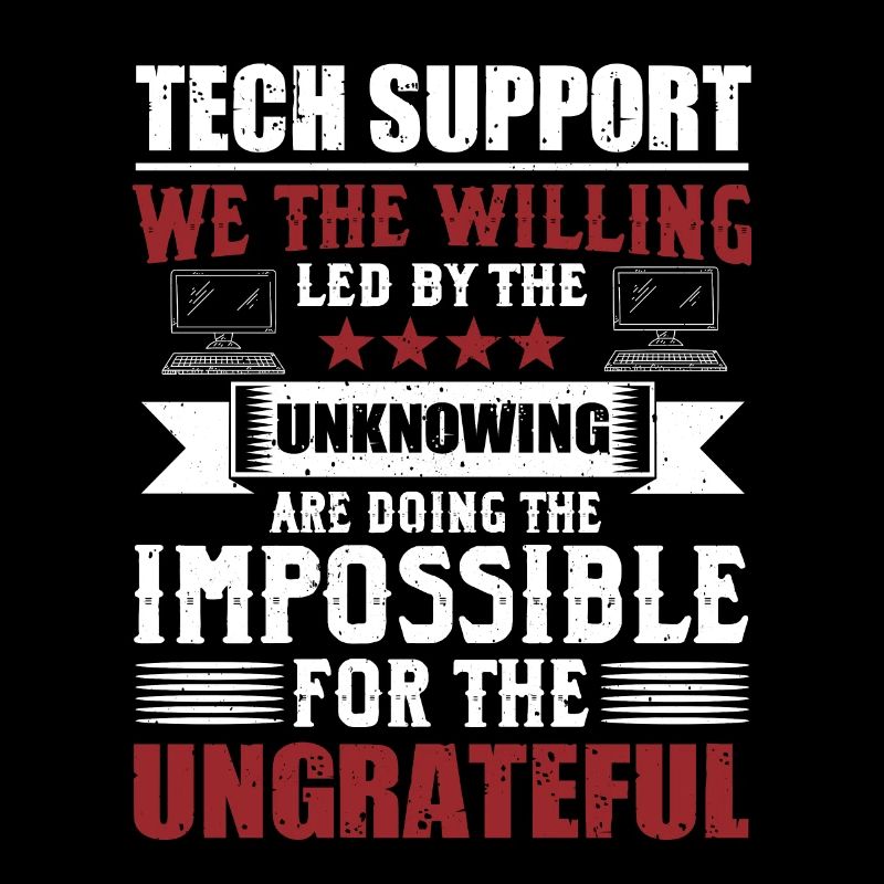 Drôle de support technique Sysadmin Humour
