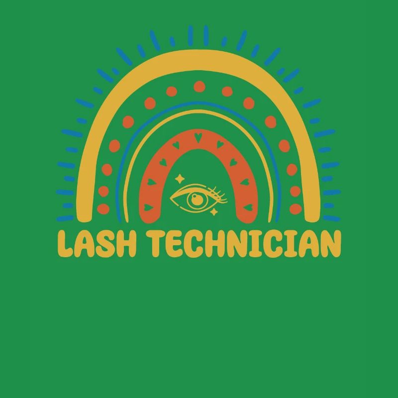 Lash Tech Boho Regenbogen