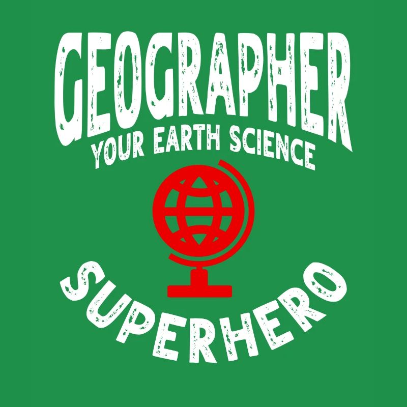 Conception de géographe drôle