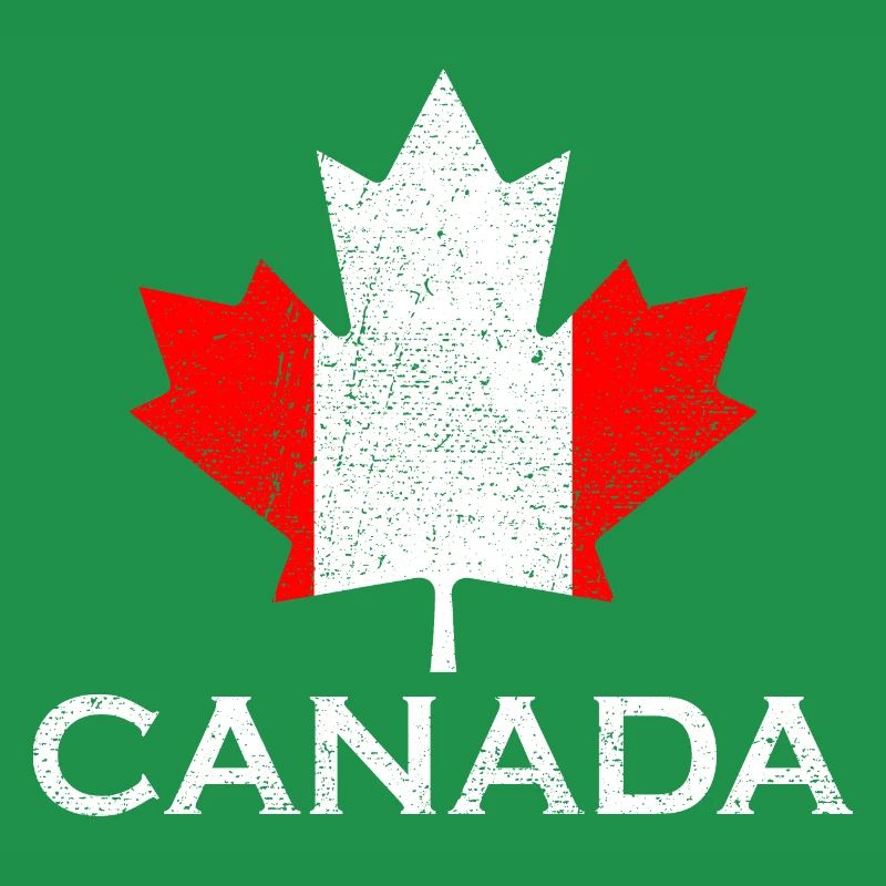 Canada feuille d’érable drapeau Vintage