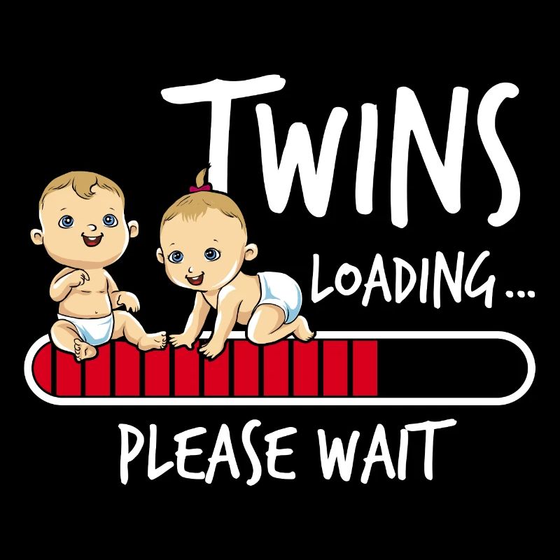 Twins loading Schwangerschaft Zwillinge Babys Mama