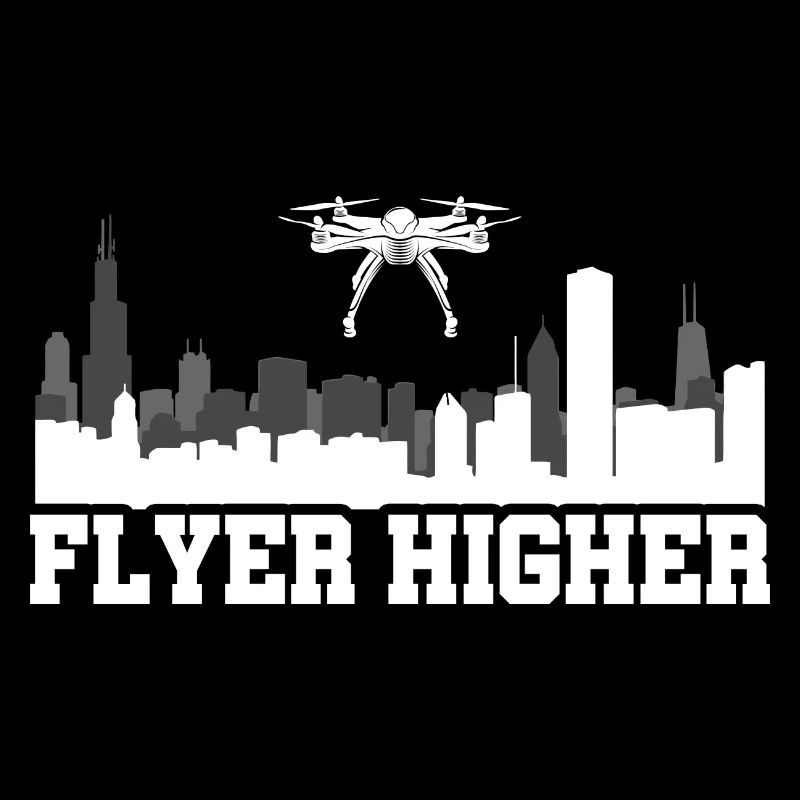 Flyer Higher Drone Flying Quadcopter Pilot RC Dron