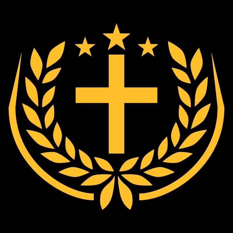 Lorbeerkranz Jesus Christus Logo