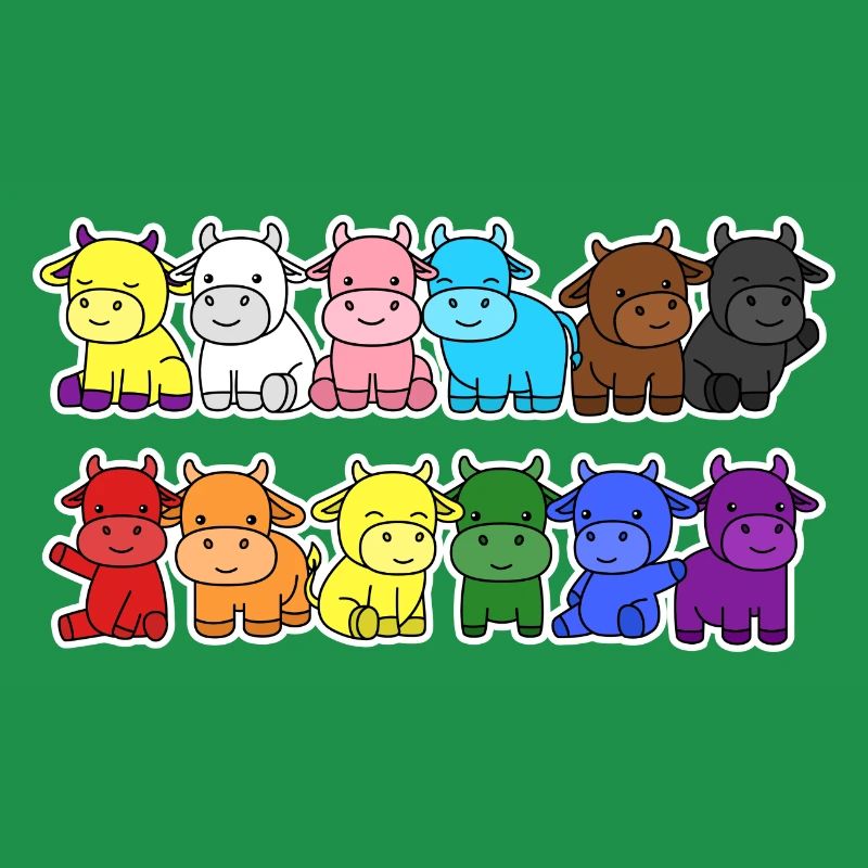 Fierté Progrès Flag Egalité des vaches