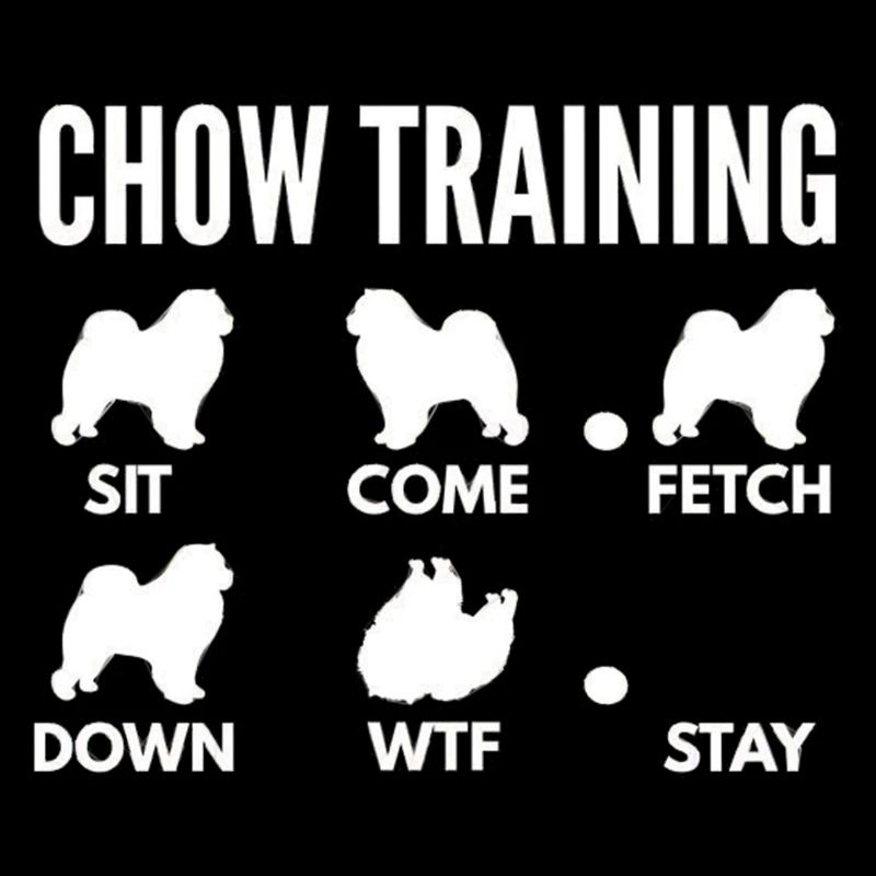 Chow Training Chow Chow Dog Tricks T Shirt