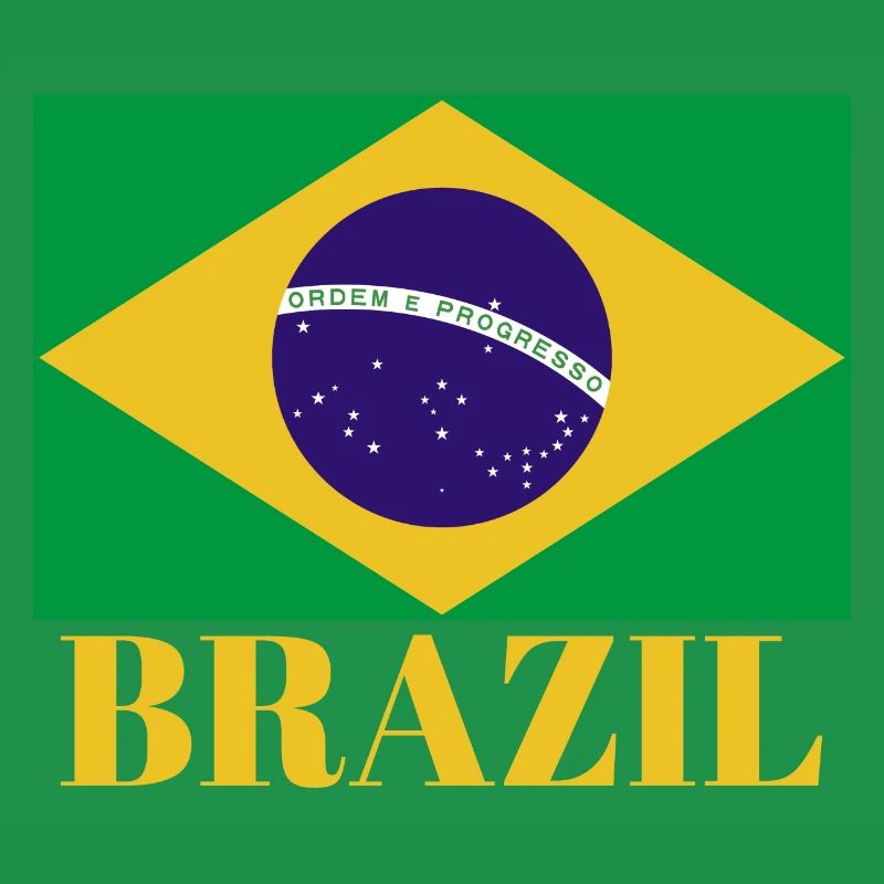 Vintage C’est dans mon ADN Brésil Drapeau BRÉSILIEN BRÉSIL