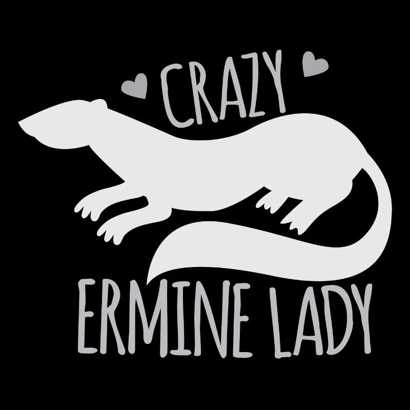Crazy ermine lady