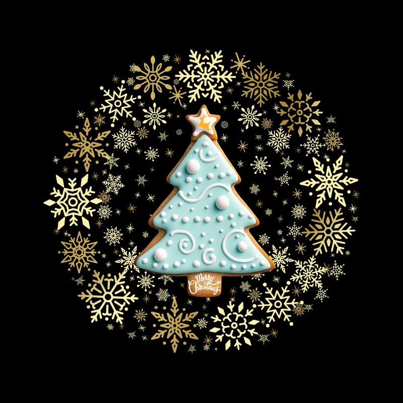 Lebkuchenplätzchen, Weihnachtsbaum Gingerbread