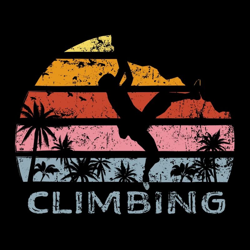 climbing on beach