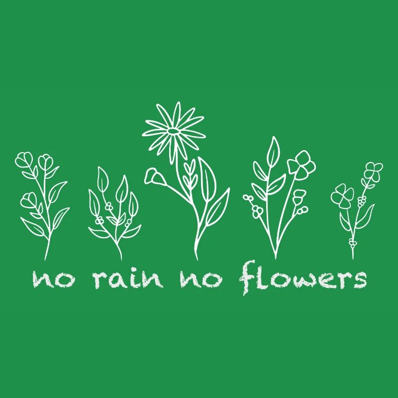 Pas de pluie pas de fleurs