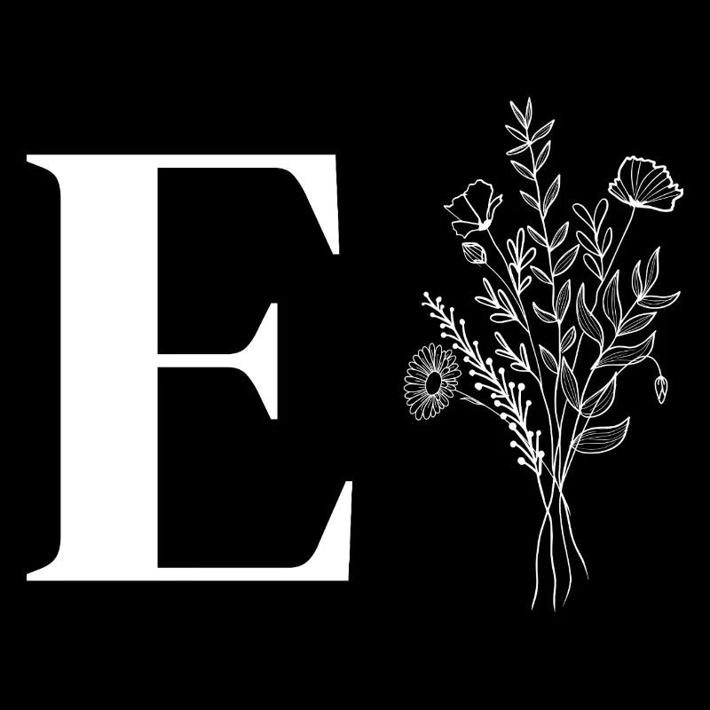 Lette e fleurs minimalistes
