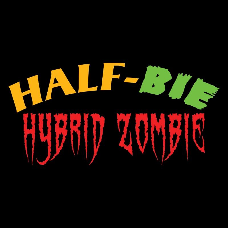 Half-Bie Hybrid Zombie - Half Zombie Half Human.