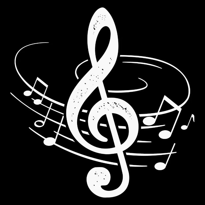 Musiciens Violon Clés Partition Notes