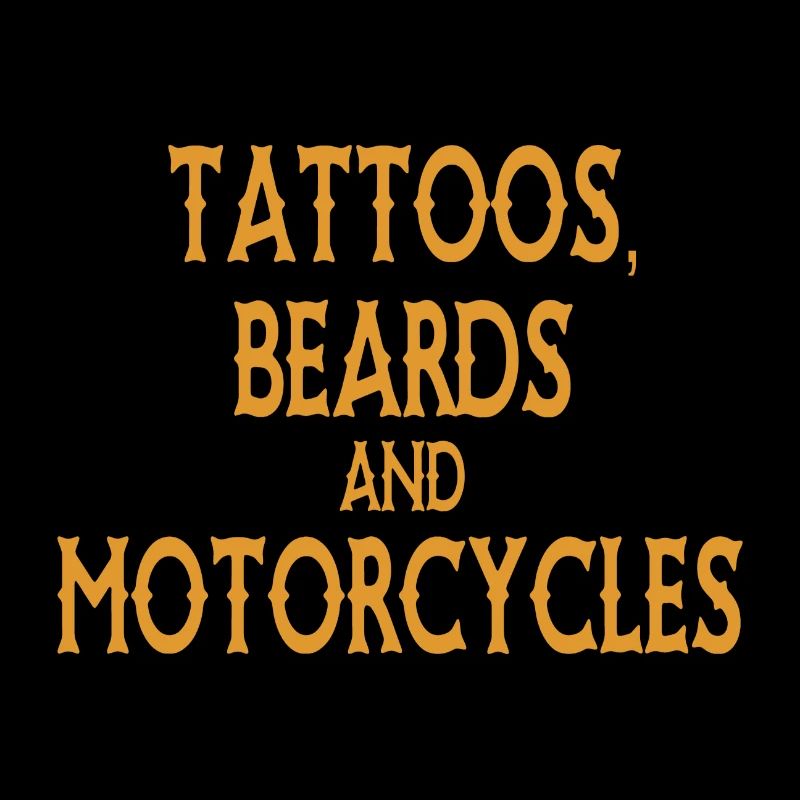 Tattoos, Beards and Motorcycles