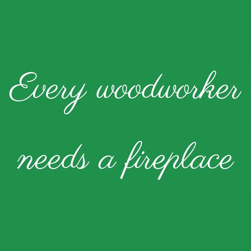 present idea cabinetmaker forest work chop wood
