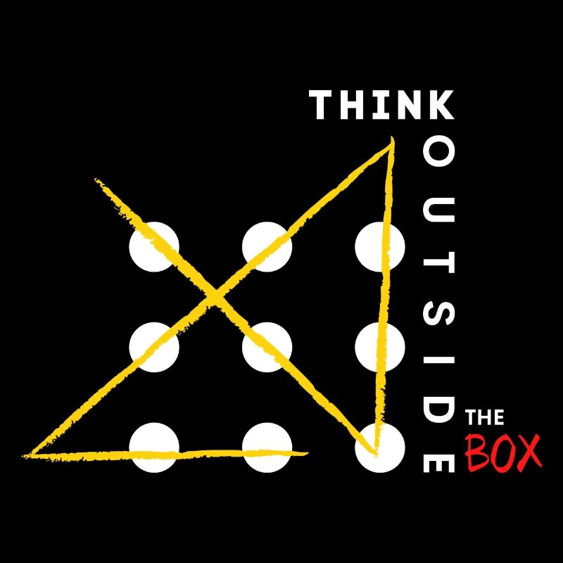 NINE DOTS PUZZLE - Sortir des sentiers battus