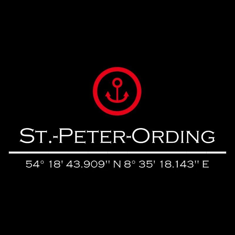 St. Peter Ording roter Anker