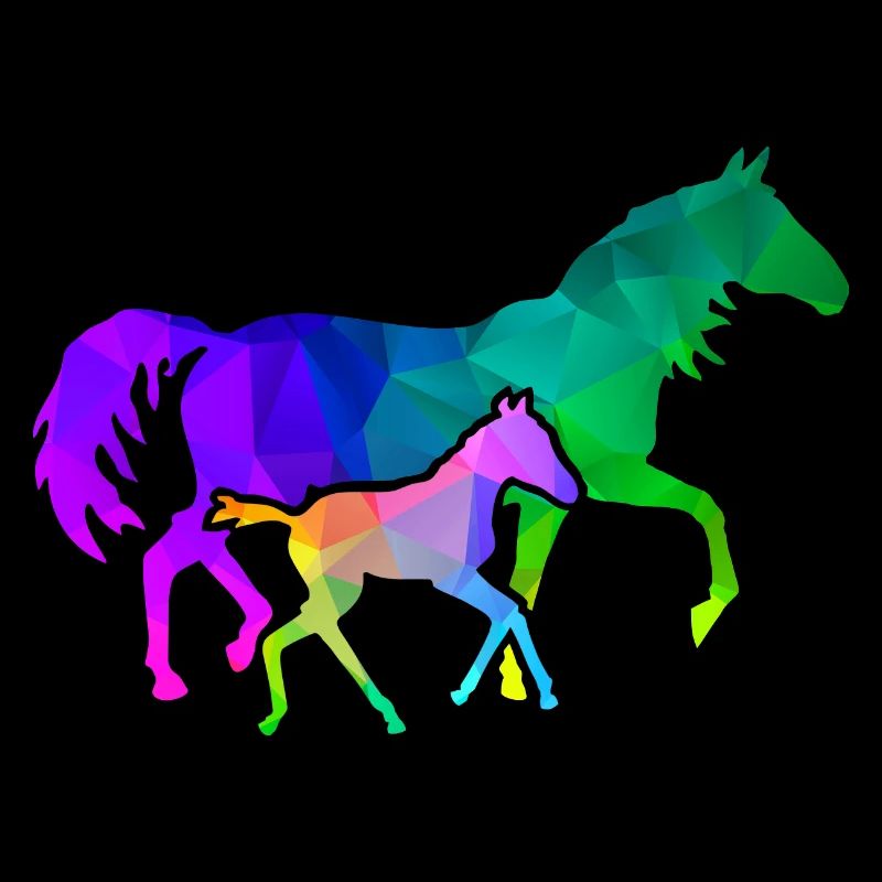 Mare with foal