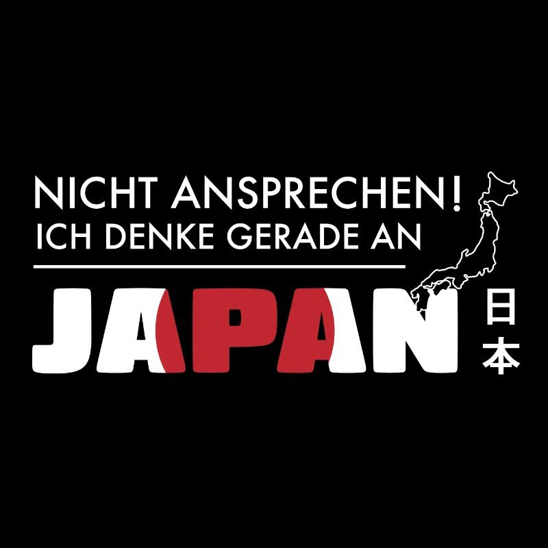 Nicht ansprechen! Ich denke gerade an Japan!
