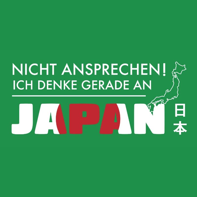 Nicht ansprechen! Ich denke gerade an Japan!