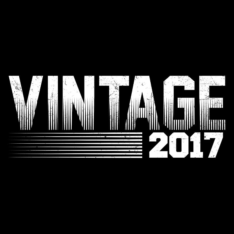 Millésime 2017 Anniversaire Rétro 2017