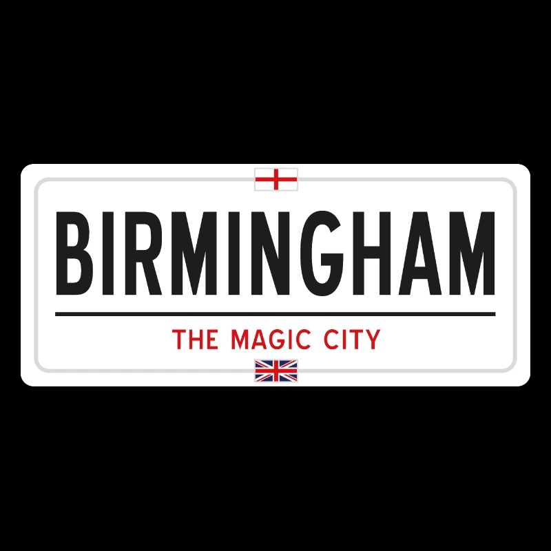Panneau de nom de lieu de Birmingham