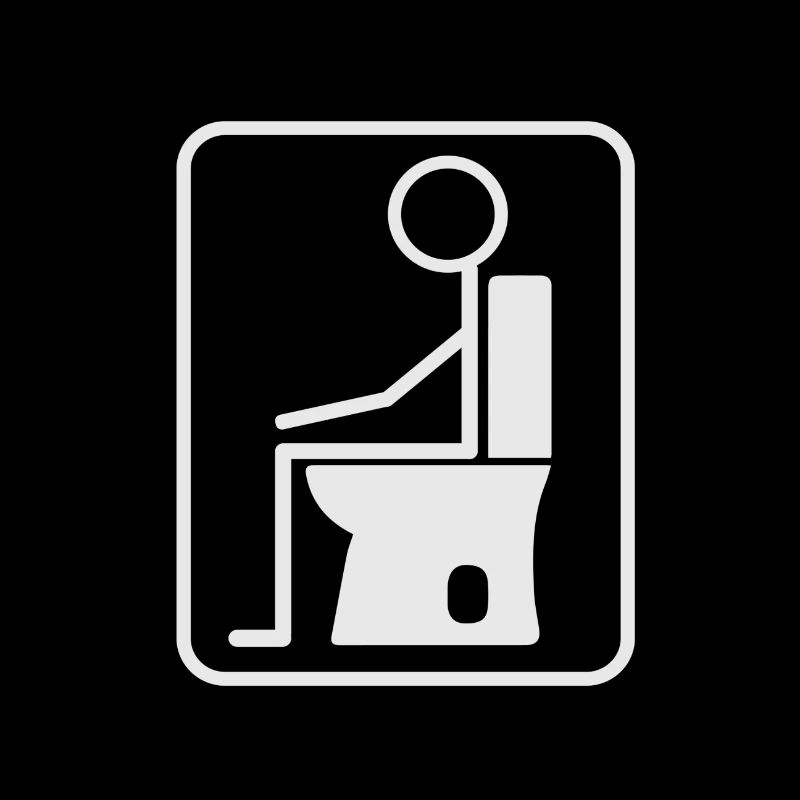 Klo, Toilette, Strichmännchen