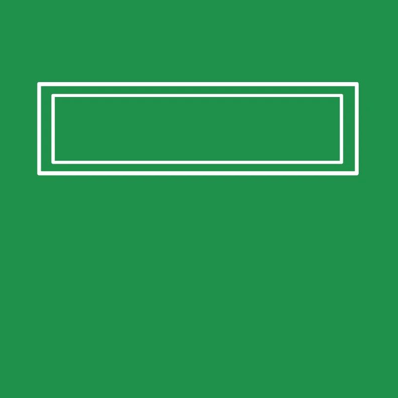 White frame with 2 lines strokes